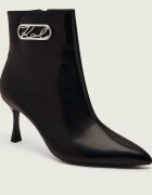 Karl Lagerfeld De piele botine cu toc subțire Sienna