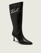 Karl Lagerfeld De piele cizme SIENNA