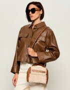 Karl Lagerfeld De piele cufăr K/Autograph | shearling