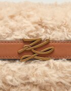 Karl Lagerfeld De piele cufăr K/Autograph | shearling