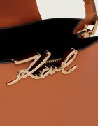 Karl Lagerfeld De piele cufăr k/signature | piele întoarsă