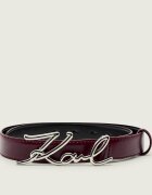 Karl Lagerfeld De piele curea k/signature h2.5