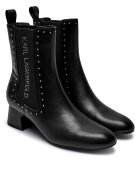 Karl Lagerfeld De piele ghete chelsea cu toc Bonnie