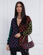 Karl Lagerfeld De piele hobo K/Saddle Chain Print