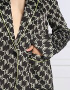 Karl Lagerfeld De satin sacou MONOGRAM | Regular Fit