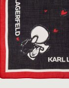 Karl Lagerfeld Eșarfă ikon valentine cu adaos de mătase