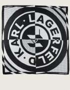 Karl Lagerfeld Eșarfă k/circle cu adaos de mătase