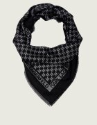 Karl Lagerfeld Eșarfă k/monogram cu adaos de mătase