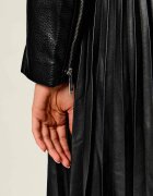 Karl Lagerfeld Geacă de piele Biker | Cropped Fit