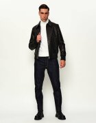 Karl Lagerfeld Geacă de piele | regular fit