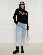 Karl Lagerfeld Guler înalt | Regular Fit cu adaos de lână