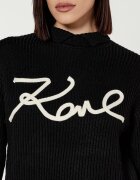 Karl Lagerfeld Guler înalt | Regular Fit cu adaos de lână
