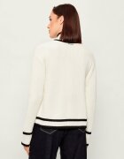Karl Lagerfeld Guler înalt Soutache Autograph | Loose fit cu adaos de lână