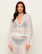 Karl Lagerfeld Jeans Cardigan Signature | Cropped Fit