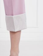 Karl Lagerfeld Pantaloni hun kim | Straight fit cu adaos de lână