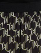 Karl Lagerfeld Pantaloni PRINTED MONOGRAM | flare fit | high waist