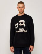 Karl Lagerfeld Pulover | Relaxed fit cu adaos de lână
