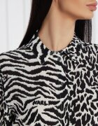 Karl Lagerfeld Rochie cu cordon animal print