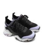 Karl Lagerfeld Sneakers Gemini Knit Sock Lo cu adaos de piele