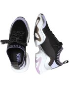 Karl Lagerfeld Sneakers Gemini Knit Sock Lo cu adaos de piele