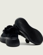 Karl Lagerfeld Sneakers Kreeper Lo Embro PomPom Lo | shearling | piele întoarsă