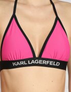 Karl Lagerfeld Swimwear Sutien de baie triangle w/ logo elastic