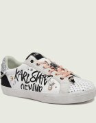 Karl Lagerfeld Teniși din piele Skool Karl State of Mind | piele întoarsă