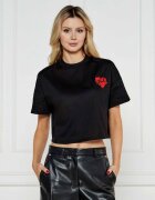 Karl Lagerfeld Tricou Hearts | Cropped Fit