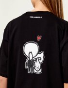 Karl Lagerfeld Tricou Ikon Valentine | Oversize fit