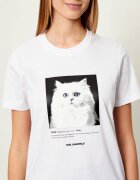 Karl Lagerfeld Tricou Portrait | Classic fit