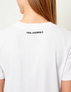 Karl Lagerfeld Tricou Portrait | Classic fit