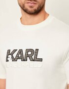 Karl Lagerfeld Tricou | regular fit cu adaos de lână