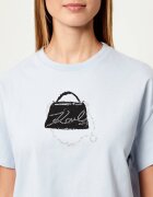 Karl Lagerfeld Tricou Signature bag | Oversize fit