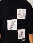 Karl Lagerfeld Tricou Sketch | Oversize fit