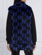 Karl Lagerfeld Vestă Faux Fur Monogram Gilet | Regular Fit