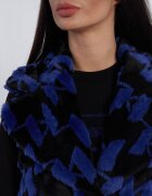 Karl Lagerfeld Vestă Faux Fur Monogram Gilet | Regular Fit