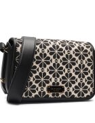 KATE SPADE Geantă poștaș Spade Flower Jacquard cu adaos de piele