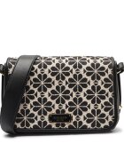 KATE SPADE Geantă poștaș Spade Flower Jacquard cu adaos de piele