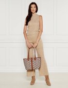 KATE SPADE Geantă shopper Spade Flower Jacquard cu adaos de piele