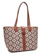 KATE SPADE Geantă shopper Spade Flower Jacquard cu adaos de piele