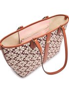 KATE SPADE Geantă shopper Spade Flower Jacquard cu adaos de piele