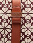 KATE SPADE Geantă shopper Spade Flower Jacquard cu adaos de piele
