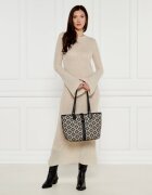 KATE SPADE Geantă shopper Spade Flower Jacquard cu adaos de piele