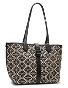 KATE SPADE Geantă shopper Spade Flower Jacquard cu adaos de piele