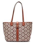 KATE SPADE Geantă shopper Spade Flower Jacquard cu adaos de piele
