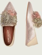Kurt Geiger Balerini POM POM POINT cu adaos de piele