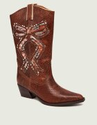 Kurt Geiger De piele cizme cowboy Rodeo Bow