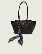 Kurt Geiger De piele geantă pe umăr + eșarfă pătrată Sloane