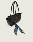 Kurt Geiger De piele geantă pe umăr + eșarfă pătrată Sloane