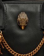 Kurt Geiger De piele geantă pe umăr + eșarfă pătrată Sloane